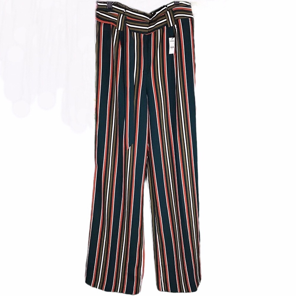 Multi Color Stripe Pants - image 2